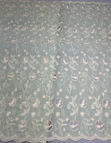 Crepe cutwork