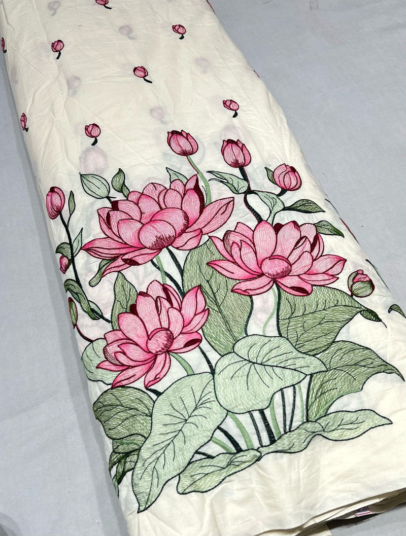 54 inches cotton&nbsp; Embroidery