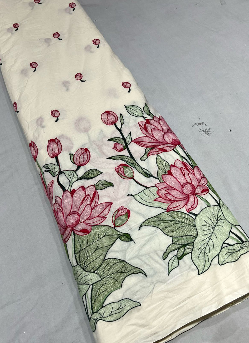 54 inches cotton&nbsp; Embroidery