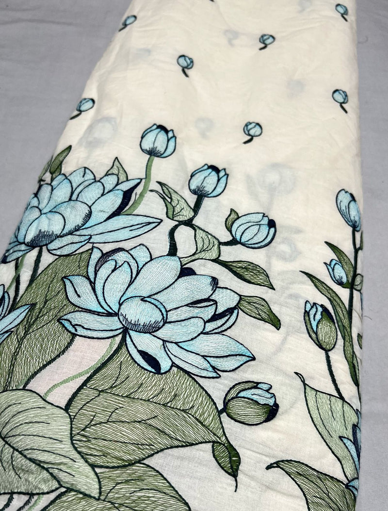 54 inches cotton&nbsp; Embroidery