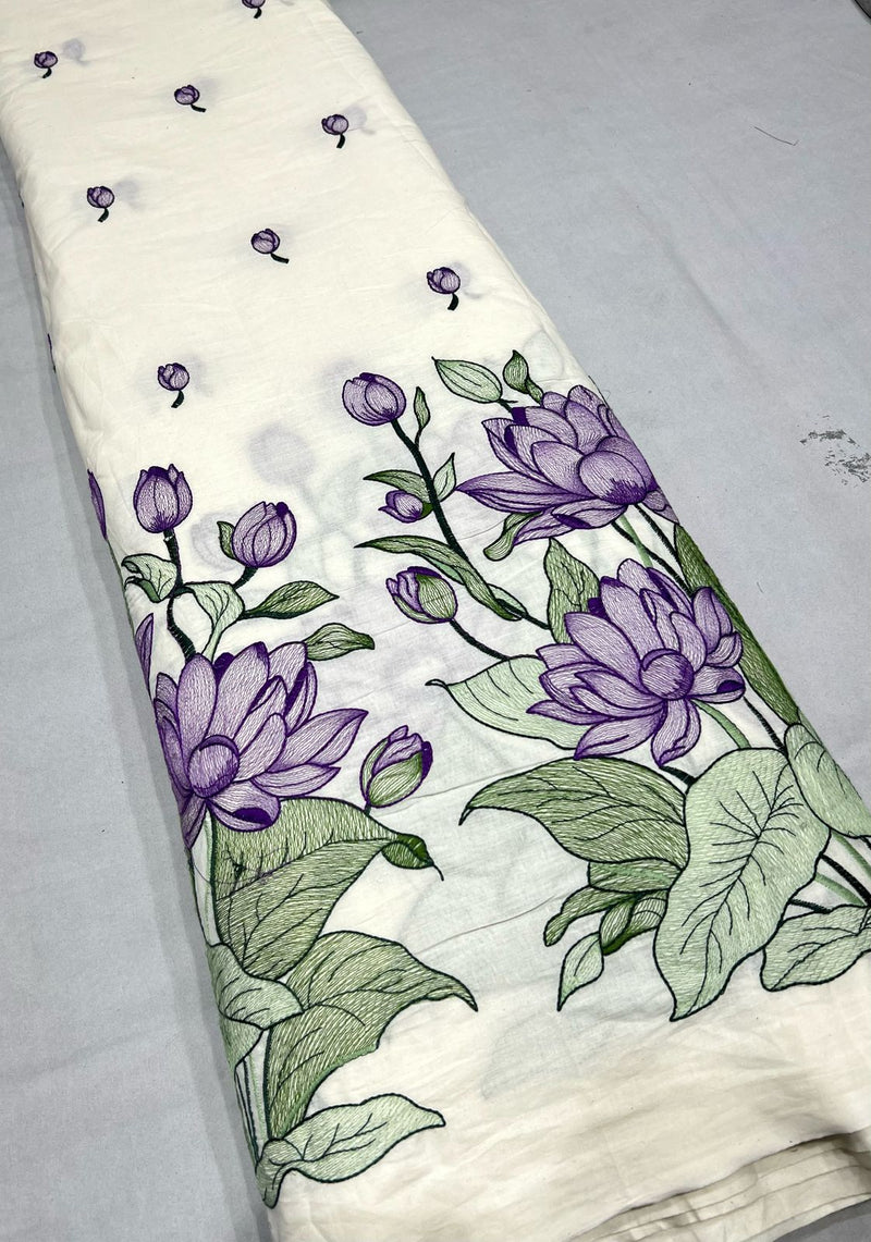 54 inches cotton&nbsp; Embroidery
