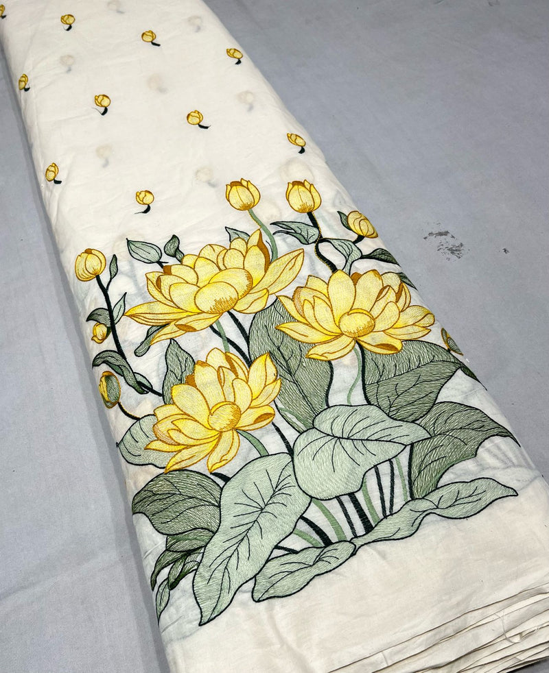 54 inches cotton&nbsp; Embroidery