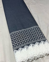 Denim Plazzo Cutowork