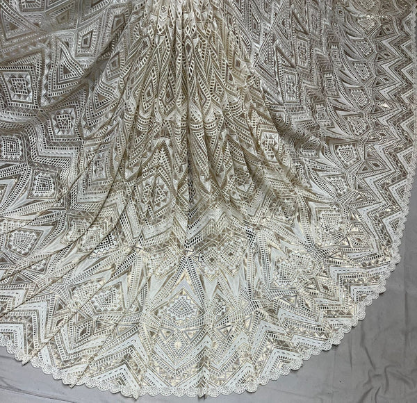 Net Cutwork Embroidery