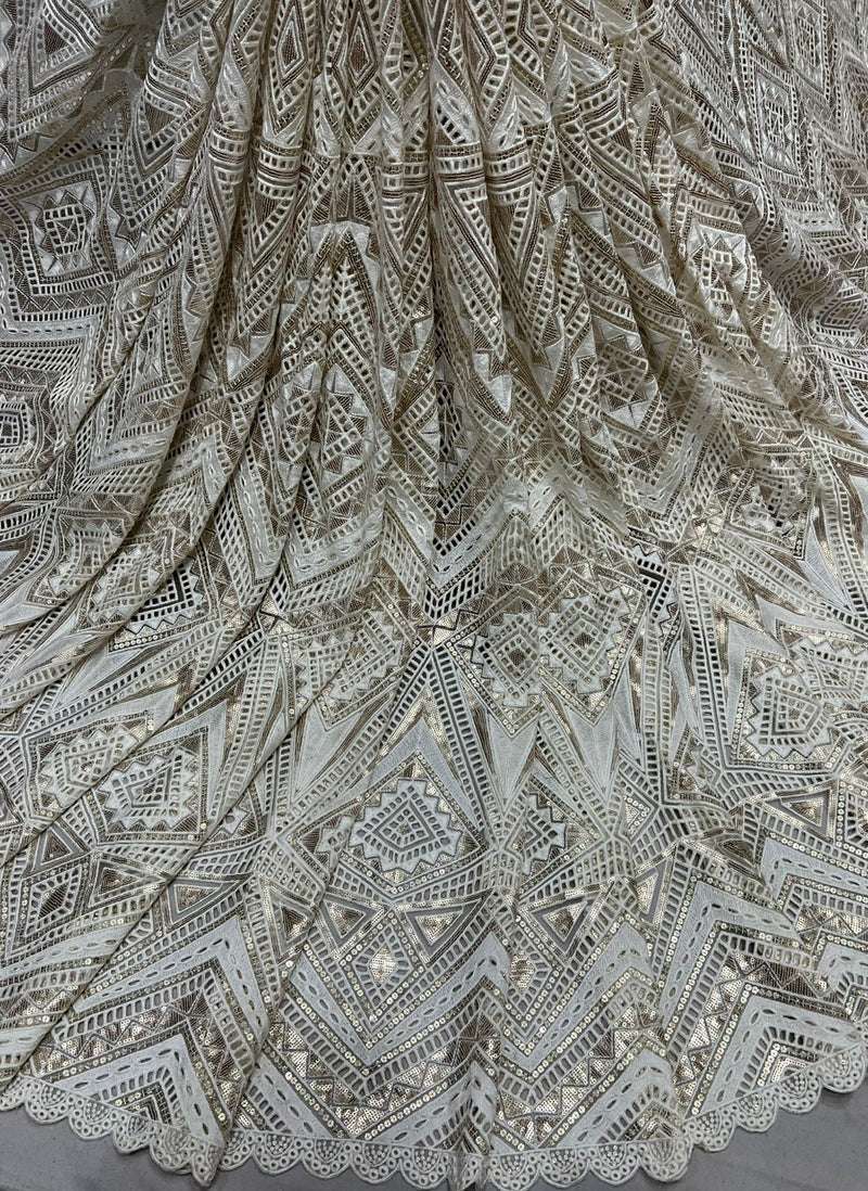Net Cutwork Embroidery