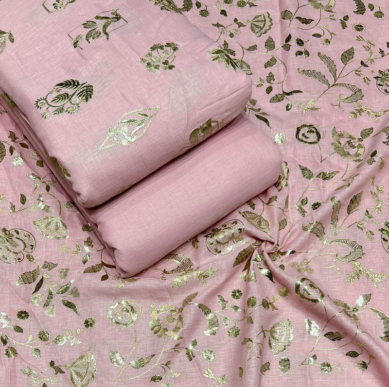 Linen Foil Embroidery