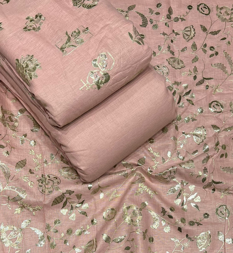 Linen Foil Embroidery