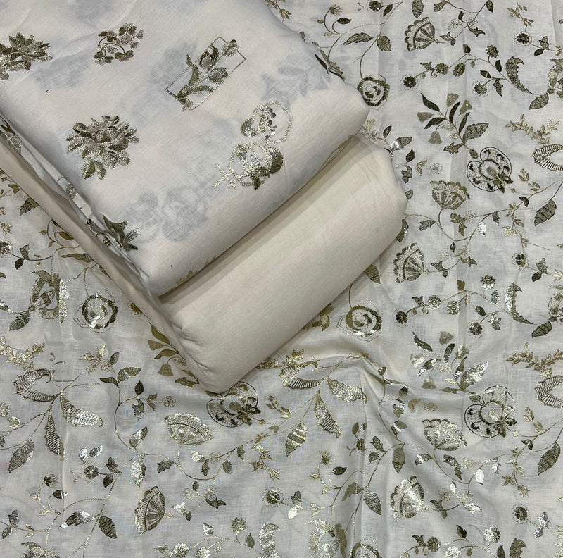 Linen Foil Embroidery