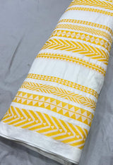 Handloom cotton jaccord