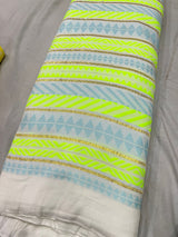 Handloom cotton jaccord