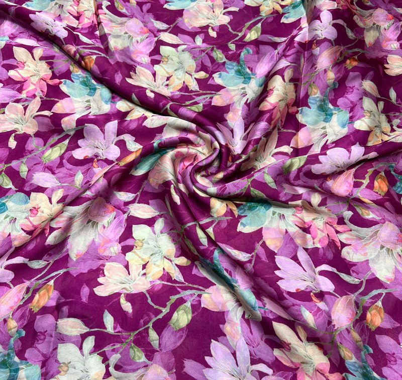 Satin georgett