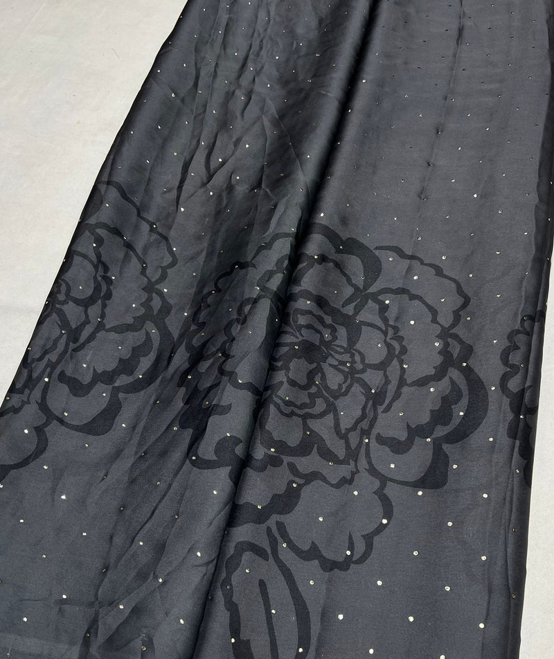 Satin georgette digital print