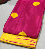 Pure crepe Hand dyeing Baatik boota