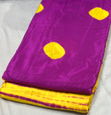 Pure crepe Hand dyeing Baatik boota
