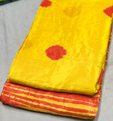 Pure crepe Hand dyeing Baatik boota