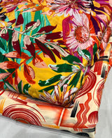 Pure crepe digital print