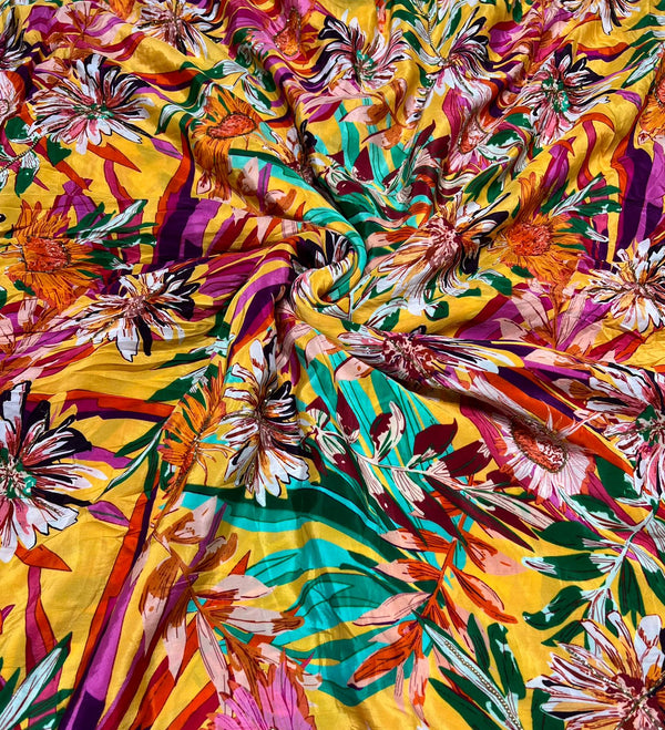 Pure crepe digital print