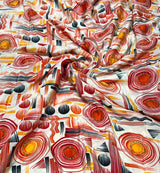 Pure crepe digital print