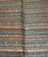 sequence cutdana  With real mirror embroidery