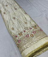 Multi border cutwork With cutdana