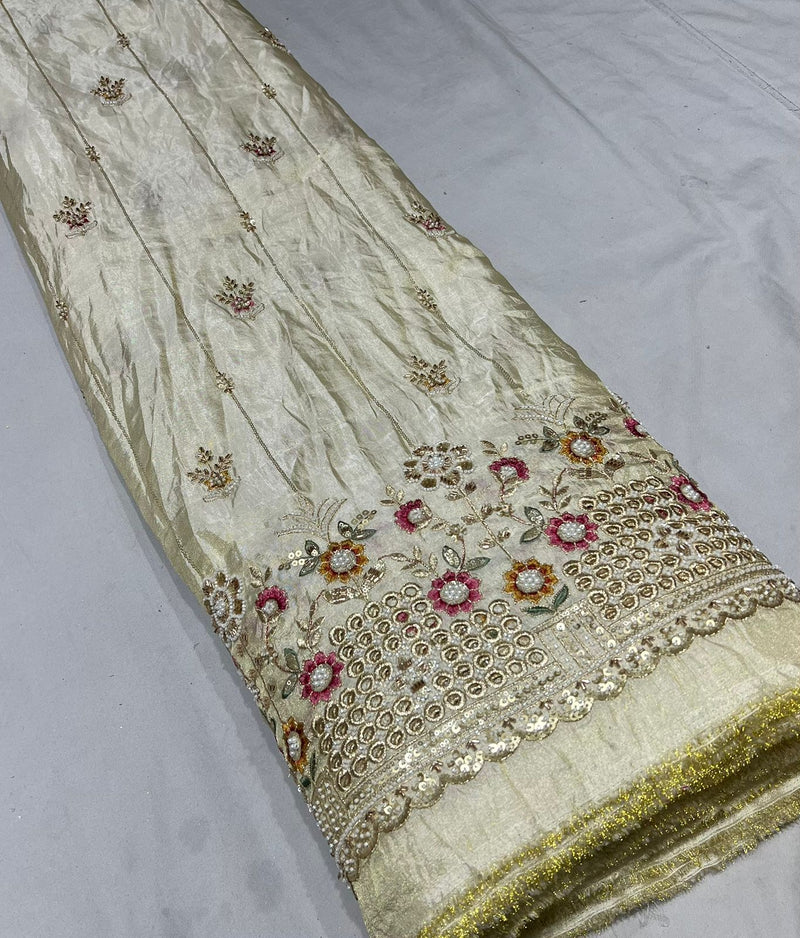 Multi border cutwork With cutdana