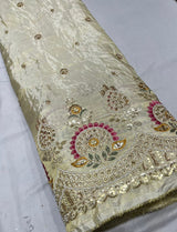 Multi border cutwork With cutdana