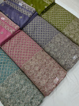 Pure Orgenza Cutwork Embroidery
