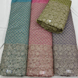 Pure Orgenza Cutwork Embroidery