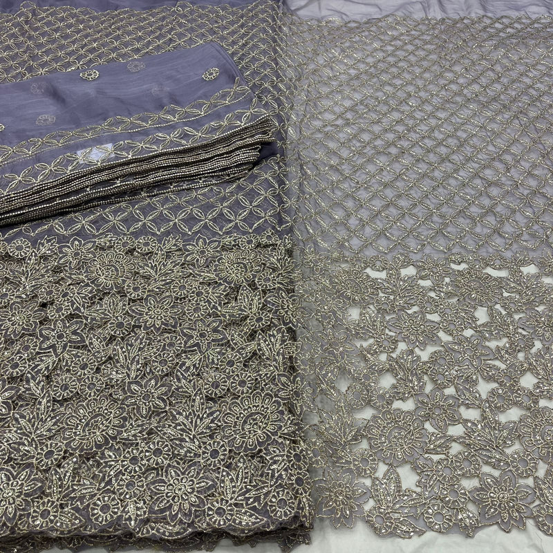 Pure Orgenza Cutwork Embroidery