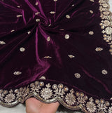 Velvet dupatta