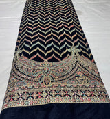 velvet Kashmiri embroidery
