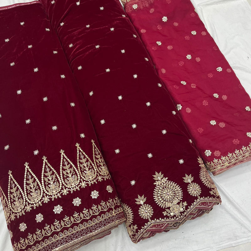 velvet shirt embroidery