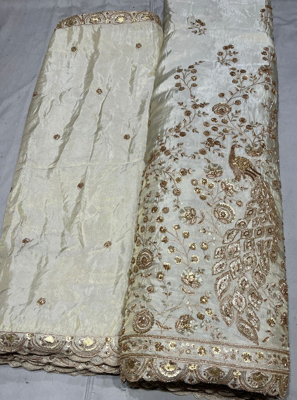 tissue cutdana handwork embroidery