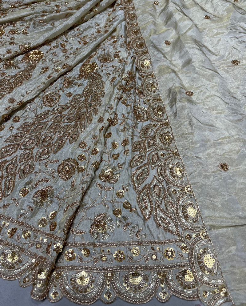 tissue cutdana handwork embroidery