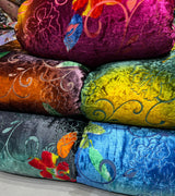 Viscose velvet burnout brasso