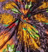 Viscose velvet burnout brasso