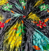 Viscose velvet burnout brasso