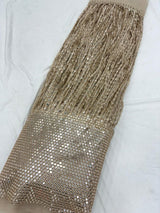 Latkan mirror stripes cutwork embroidery