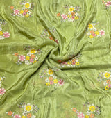 Pure viscose crepe