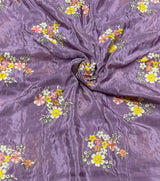Pure viscose crepe