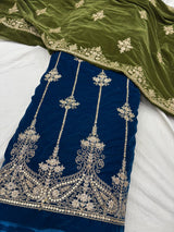 velvet embroidery