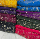 Fendi two tone orgenza jaal embroidery