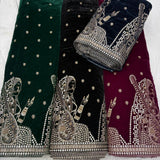 velvet embroidery