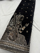 velvet embroidery