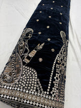 velvet embroidery