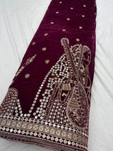 velvet embroidery