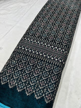Velvet kashmiri embroidery