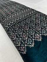Velvet kashmiri embroidery