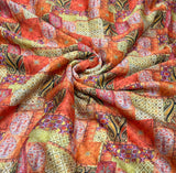 Satin georgette