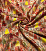 Satin georgette